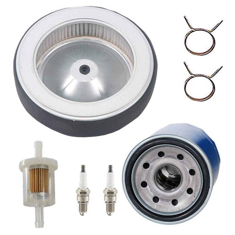 HIFROM Oil Filter Fuel Filter Air Filter Spark Plug kit Replacement for Honda GX630 GX660 GX690 Lawnmower Parts New