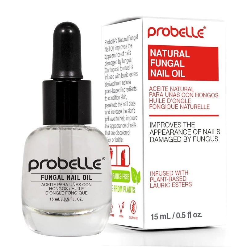 Probelle Natural Nail Renewal Duo, Restores Appearance of Discolored or Damaged Nails, Fingernail and Toenail Application (Duo) - Image 3