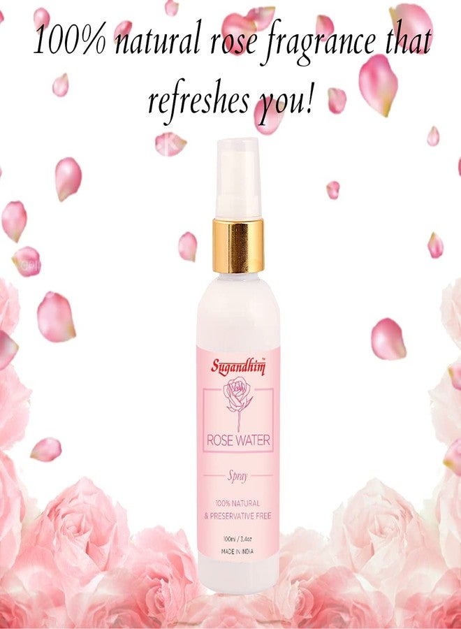 Sugandhim Sand Pack & Rose Water (100ml) 100% Natural Blend, Instant Glow, Refreshing, Scrubber, Nourishment, Antiseptic, Antidepressant & Anti-Anxiety Properties (sand pack + rose water) - Image 5