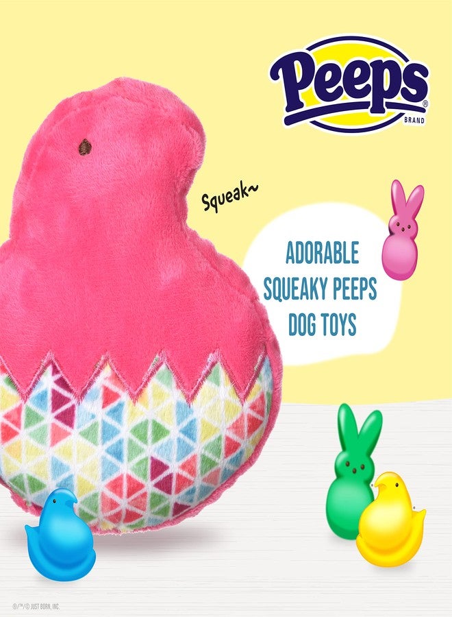 Peeps for Pets Chick 5 Inch Flattie Plush Dog Toy, Assorted Colors - 5 Inches- One Toy - Image 4