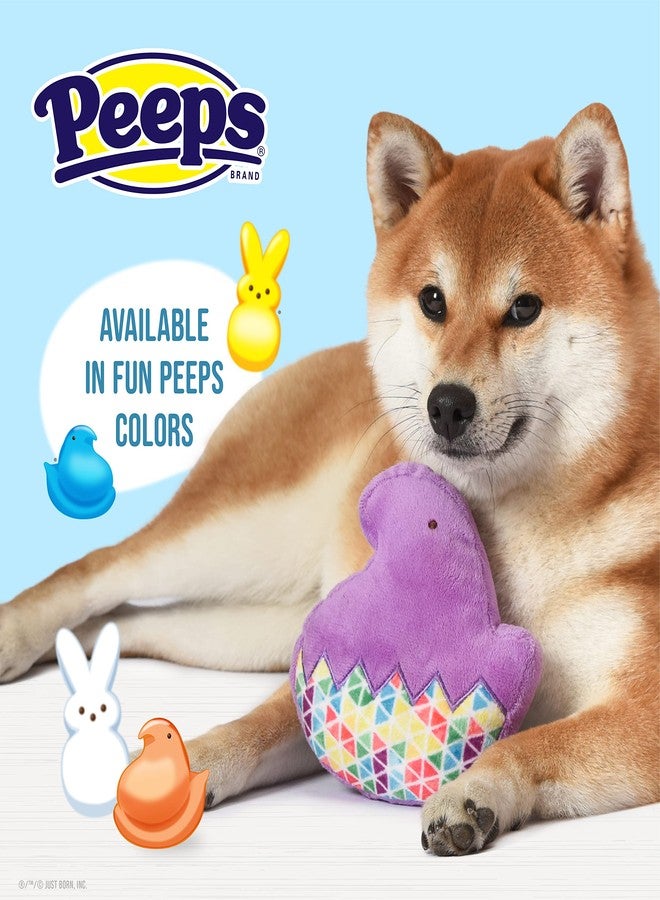 Peeps for Pets Chick 5 Inch Flattie Plush Dog Toy, Assorted Colors - 5 Inches- One Toy - Image 3