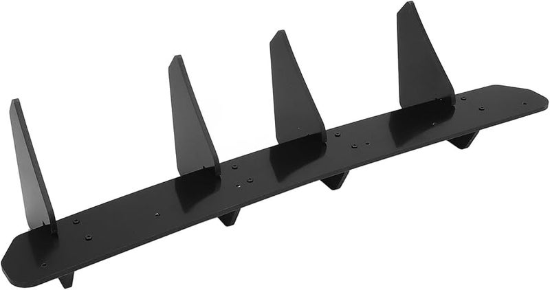 Glossy Black Rear Bumper Lip Diffuser Spoiler Body Kit For MK6 Standard 2009 2012 - Image 1