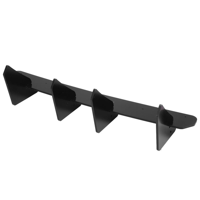 Glossy Black Rear Bumper Lip Diffuser Spoiler Body Kit For MK6 Standard 2009 2012 - Image 4