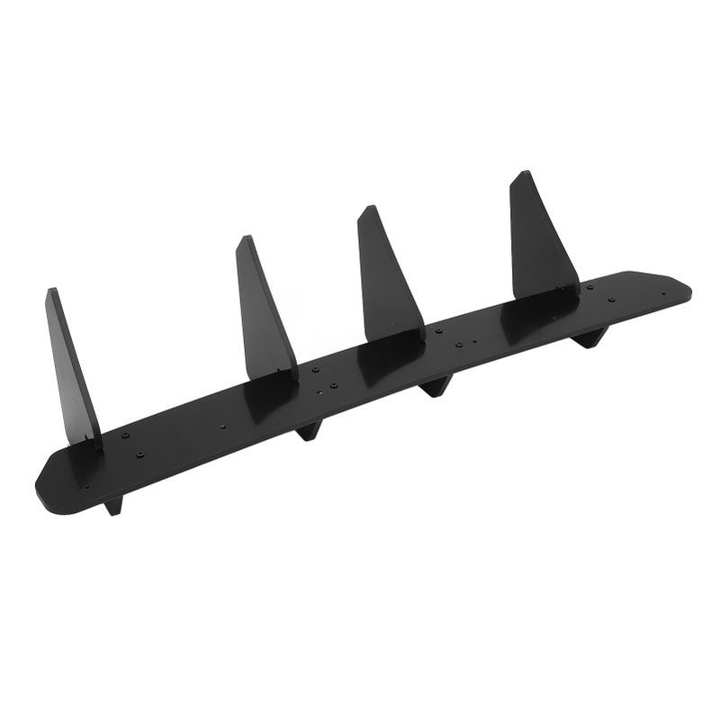 Glossy Black Rear Bumper Lip Diffuser Spoiler Body Kit For MK6 Standard 2009 2012 - Image 2