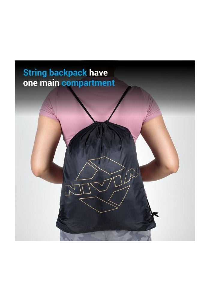 Nivia String Bag 2.0 - Turquoise Green - Image 3