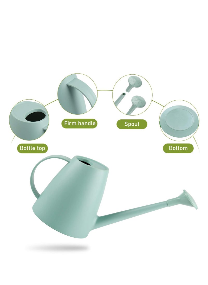 KASTWAVE Watering Can - Modern, Durable, and Versatile 1/2 Gallon Watering Can with Detachable Showerhead for Indoor and Outdoor Plants - Green  - Image 3