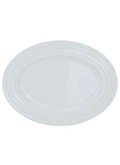 Alsaif Gallery White oval porcelain plate, 36 cm  - Image 1