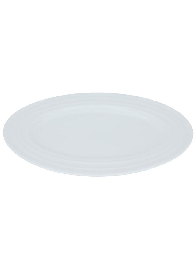 Alsaif Gallery White oval porcelain plate, 36 cm  - Image 2