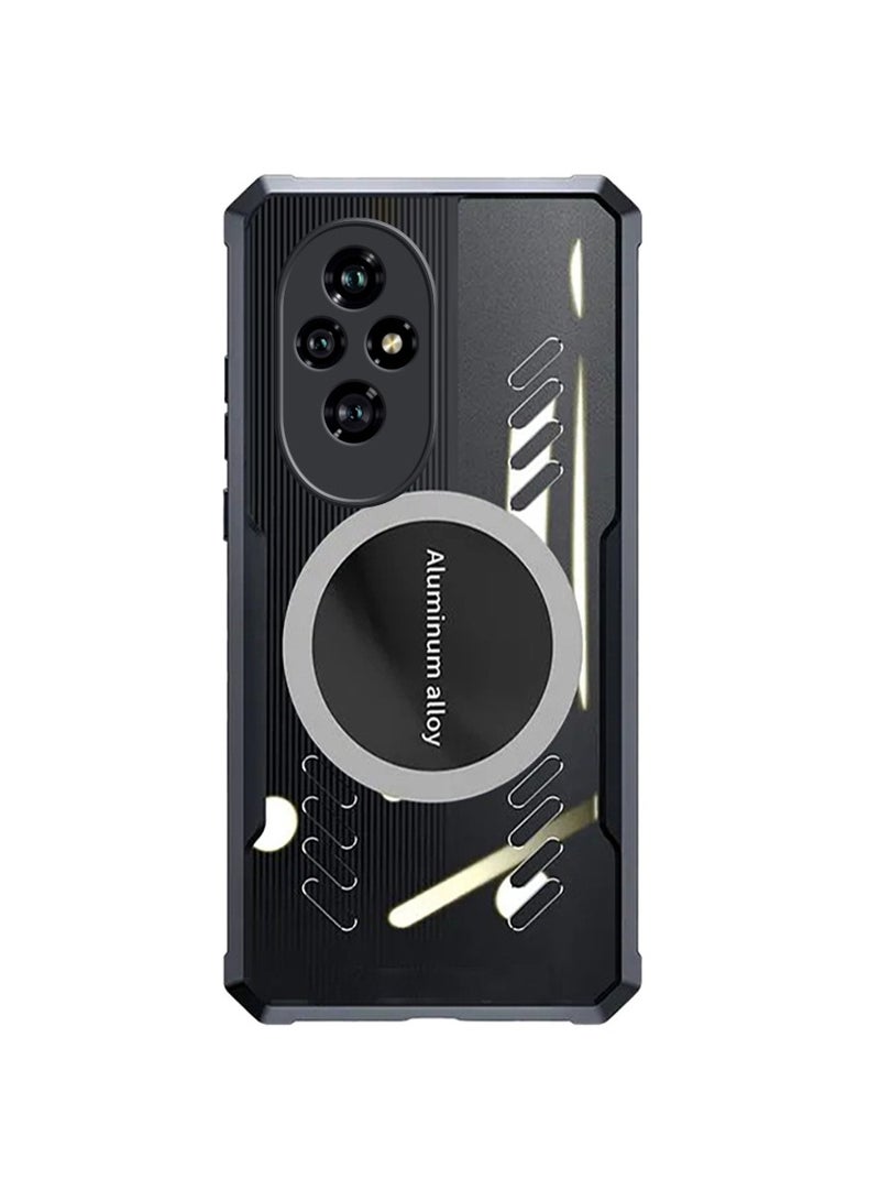 General The case is compatible with Honor 200 Pro, and the anti-drop magnetic cooling phone case is compatible with Honor 200 Pro  - Image 1