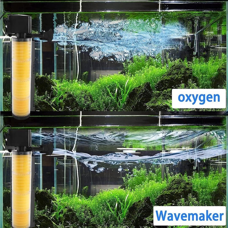 VAYINATO ® (LY-3320 | 35W | 1500L/Hr | Perfect for 5 Feet Tank) Multi Function Powerful Aquarium Internal Filter, Ultra Quiet Design and Fully Submersible by Petzlifeworld - Image 4