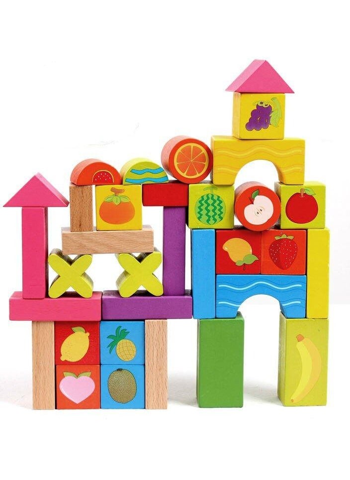 33-Piece wood fruits and numbers stacking blocks set Eco-friendly and lightweight easy to carry - pzsku/ZE8978790CF1CEECB0871Z/45/_/1689491223/62b4deea-b89e-48c2-986c-f1343e5a54cc