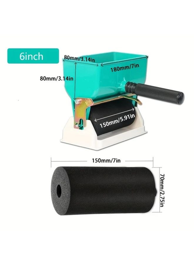 Greener 6 Inch Adjustable Glue Roller Applicator For Wallpaper Woodworking Non Slip Handle - Image 3