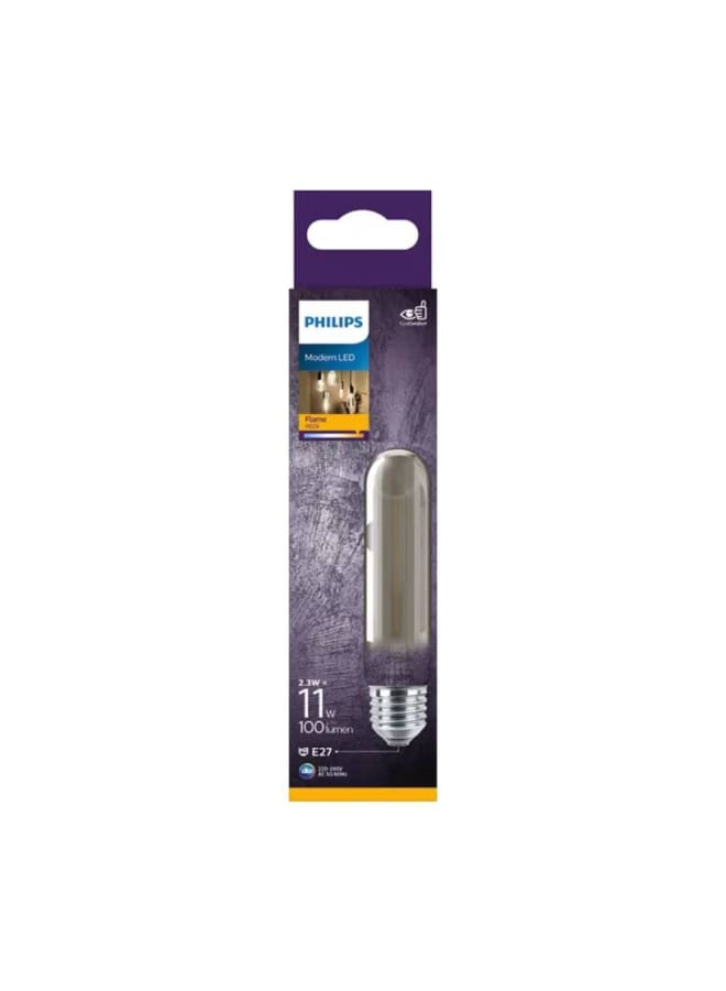 Philips Filament LED Bulb 2.3W Equivalent 11W, Warm T32 E27 smoky ND RFSRT4 - Image 2