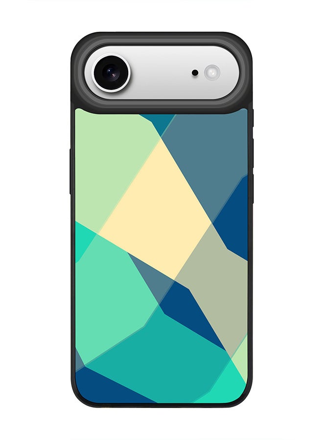 Stylizedd iPhone Air Case, [Compatible with MagSafe] Slim Magnetic cover Phone Case iPhone Air -Checkered Aqua - Image 1