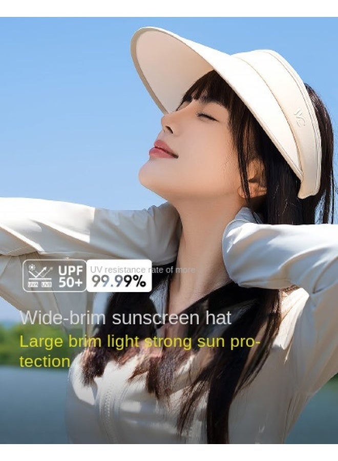 VVC Cheng Yi's Pick】uv Protection Sun Hat For Women - Breathable, Versatile Outdoor & Beach Sports Cap - Image 1