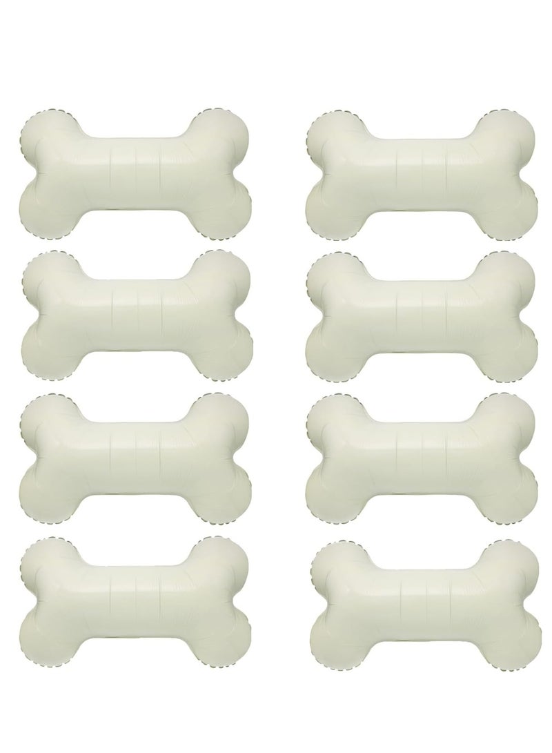 8Pcs Dog Bone Balloons Bone Shaped Foil Balloons Creative Aluminum Foil Balloon for Pets Dog Kids Boys Girls Birthday Party Supplies Animal Pets Puppy Birthday Decorations Baby Shower - Image 1