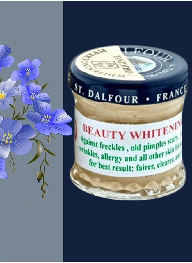 Dalfour Beauty Whitening Cream, Ultimate Solution for Freckles, Pimple Scars, Yellow-Spotted Skin, Blackheads, Wrinkles, Allergies and Impurities Formulated Without Harmful Chemicals for Fairer, Clearer Skin  - Image 2