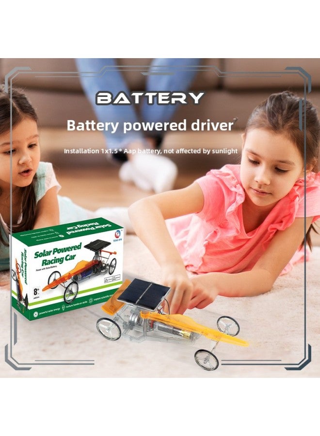 Solar Powered Mini Car For Kids DIY Science Experiment Educational Toy Smart Little Invention Technological Small Production-Color:Solar Car  - Image 5