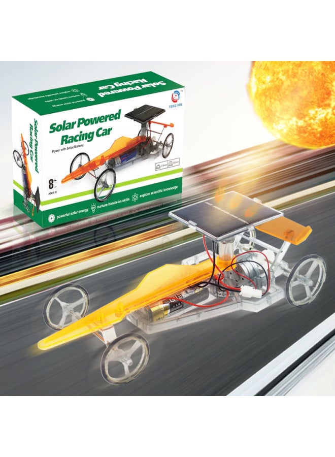 Solar Powered Mini Car For Kids DIY Science Experiment Educational Toy Smart Little Invention Technological Small Production-Color:Solar Car  - Image 1