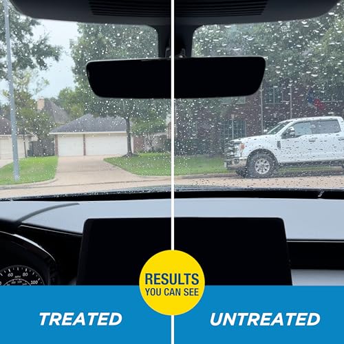 Rain-X 5071268-2 2-in-1 Glass Cleaner and Rain Repellant, 23 oz. (Pack of 2) - Provides a Streak-Free Clean for Automotive Glass While Preventing Sleet, Snow, Ice, and Road Spray Build Up - Image 3