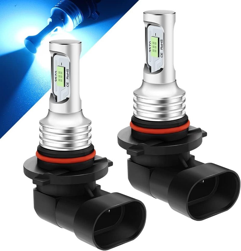 HONLEEX H10 9145 LED Fog Light Bulbs - Ice Blue - Image 1