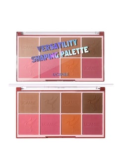 Ucanbe UCANBE 8 Color Contour and Blush Palette for Nose and Face Shaping  - Image 1