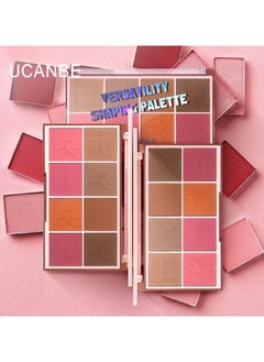 Ucanbe UCANBE 8 Color Contour and Blush Palette for Nose and Face Shaping  - Image 4