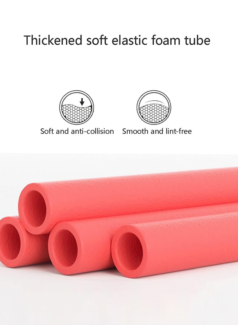 فنز  ترامبولين Funz مقاس 130 سم للاستخدام الداخلي والخارجي مع شبكة أمان، ترامبولين صغير مغلق خالٍ من الزنبرك للأطفال الصغار والأطفال باللون الأحمر - Image 4