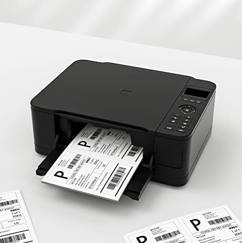 Immuson Shipping Labels with Rounded Corner, 8.27 x 5.32 Inches Half Sheet Self Adhesive Shipping Address Labels for Laser and Inkjet Printer, 200 Labels - Image 5