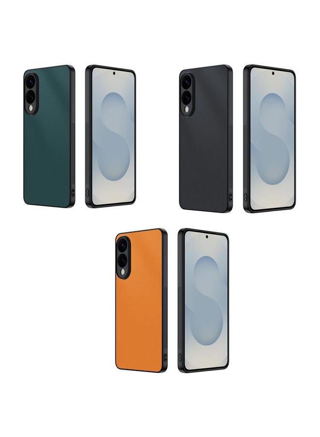 S-TOP Case For Samsung Galaxy S25 Edge 5G Ultra-thin Plain Skin Leather Phone Case - Image 2