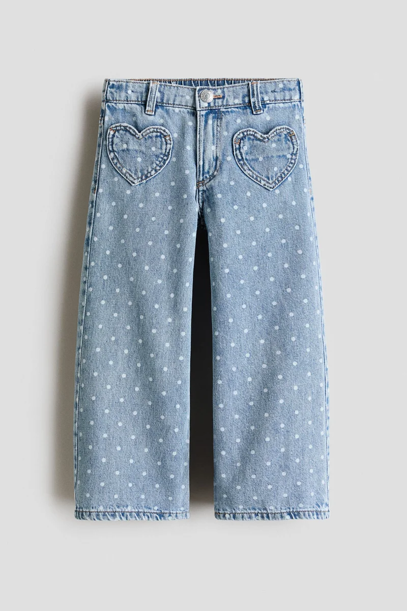 H&M Loose Fit Wide Leg Jeans
