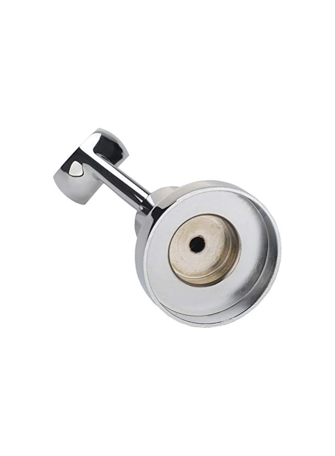The Bros Freelynn Shower Head Holder - Shower Holder Bracket Copper Wall Mount for Handheld Showerhead and Standard Shower Hose - Chrome Plated 360 Degrees Adjustable - Image 2