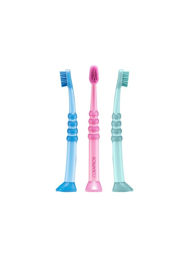 Curaprox Kids Toothbrush 0–4 Years – 5500 Ultra-Soft Curen Filaments – Multicolor - Image 1