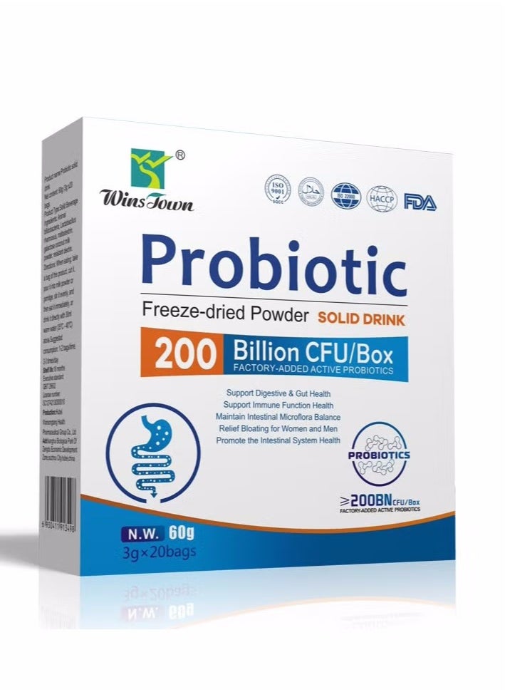 Wins Town Probiotic solid drink Instant probiotics powder  - Image 1