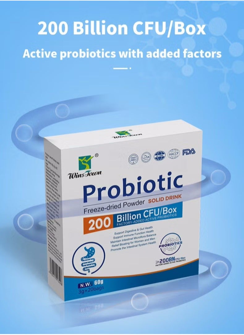 Wins Town Probiotic solid drink Instant probiotics powder  - Image 5