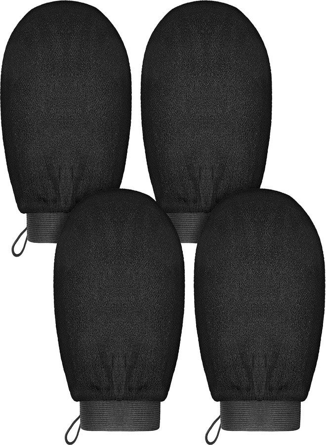 YOSEBE Exfoliating Gloves Korean Exfoliating Mitts Scrubbing Gloves for Body Bath Shower Spa ,Deep Shower Mitt Body Scrubbing Gloves for Men and Women Cleanse Dead or Dry Skin (4 PCS) - Image 1