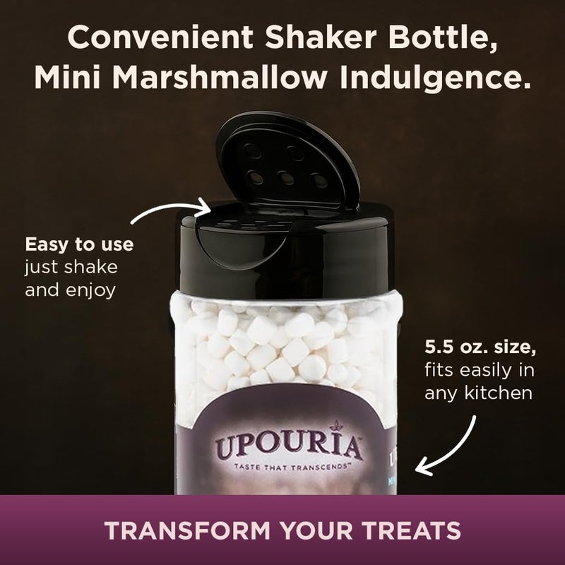 Upouria Mini Marshmallow Beverage and Dessert Topper, Rich Flavor Enhancer for Coffee, Hot Chocolate, Ice Cream, 2.5oz - Image 3