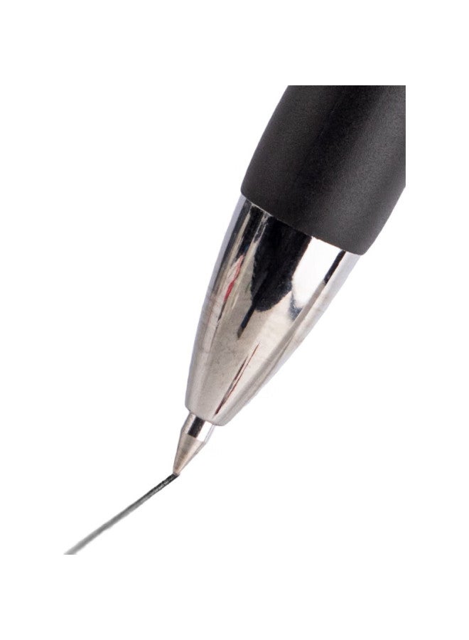 Deli S01-Jd Retractable Gel Pen, 0.5Mm Bullet Tip, Office Supplies, Black, 12 Pens/Box, 92622 - Image 1