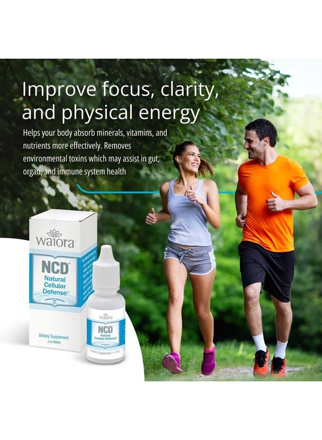 Waiora Natural Cellular Defense (NCD) Liquid Supplement, Advanced Mineral & Botanical Formula, Daily Immune & Cellular Wellness, Easy Absorption Drops, pH Balance, Cleansing (One .5 oz Bottle, 90 serv.) - Image 4