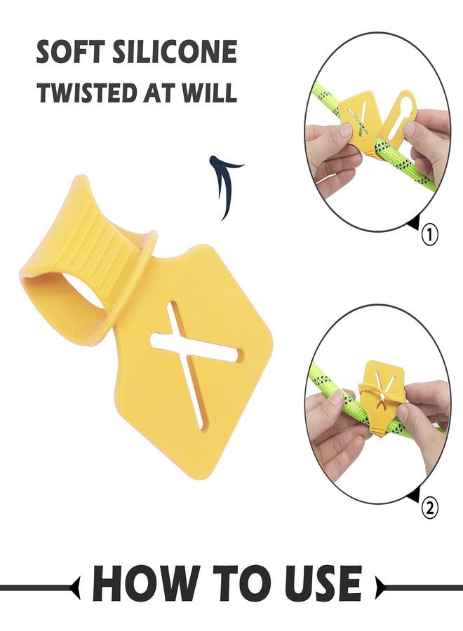 YUCHIYA Dog Poop Carrier for Leash Rope Silicon Doggie Poo Carrier for Lead (Lemon Yellow, 2 Count) - Image 4