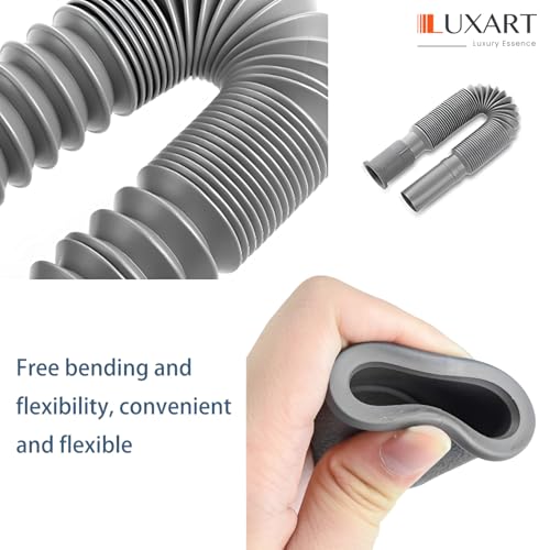 Luxart Square Shaped Premium Stainless Steel PVC Kitchen Sink Coupling for Home, Waste Coupling & PVC Pipe – Smooth Finish, Non-Fading, Scratch & Heat Resistant Durable 4.5 Inches Silver - Image 4