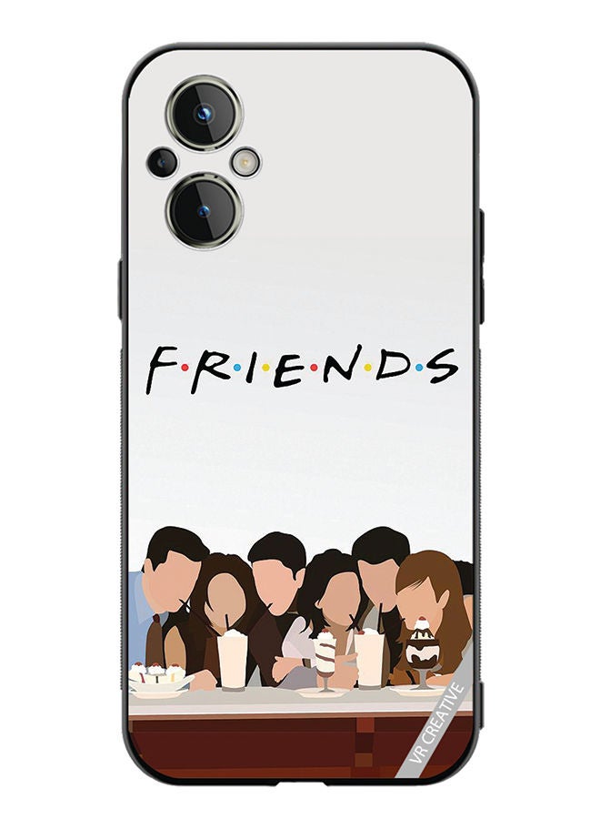 VR CREATIVE Protective Case Cover For OnePlus Nord N20 5G Friends Design Multicolour - Image 1