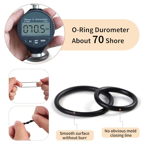 Romeda O Ring Kit 1050 PCS, O Ring Assortment Kit 21 Size, Metric Nitrile Rubber O Rings for Car Auto Vehicle Repair Faucet Plumbing Air or Gas Sealing Connections Resist Oil and Heat - Image 4