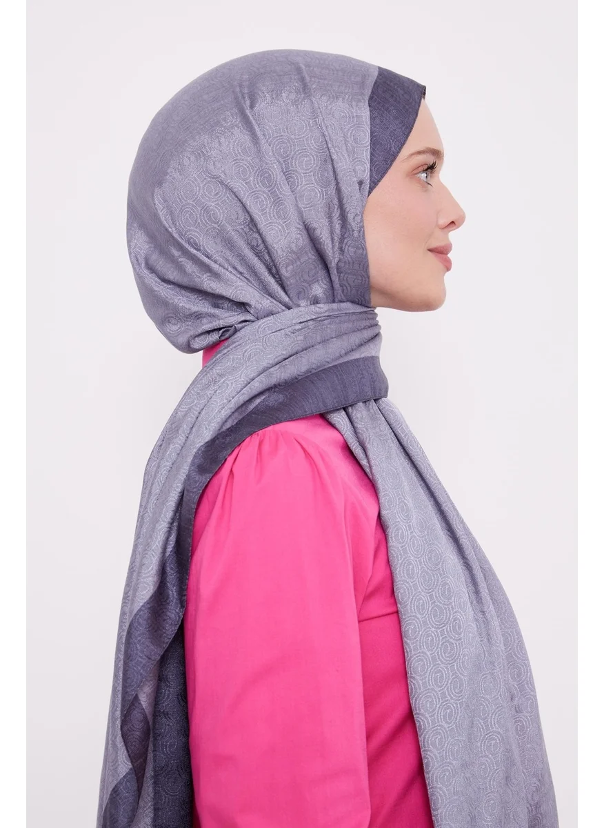Levidor Smoked Circle Pattern Monogram Shawl