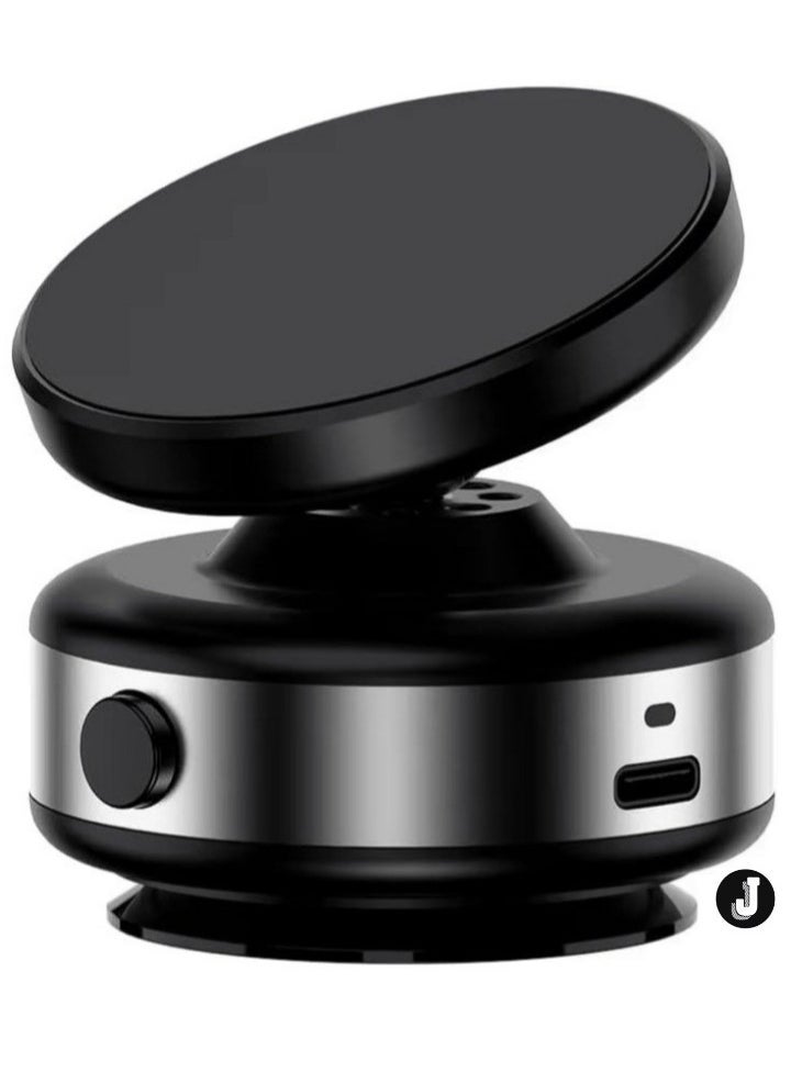 JAJEEK New Magnetic Suction Phone Holder for Car, Mirror, Gym - 360°Rotation Magnetic Car Cell Phone Holder - Compatible with Metal and Glass Surface (Silver) - Image 1