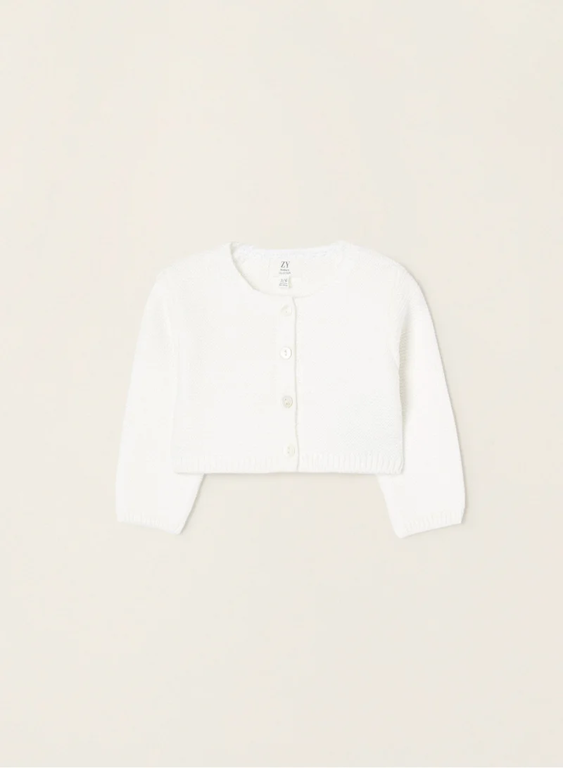 Zippy Zippy Cotton Bolero Cardigan For Newborn Baby Girls