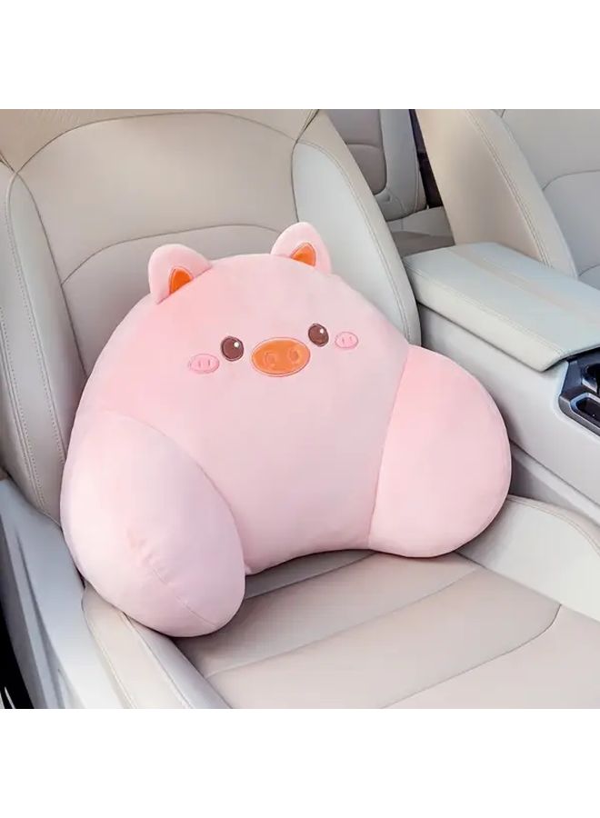 Kule Dog Head Pillow And Lumbar Cushion Set High Resilience Back Support For Office Car Home - Image 4