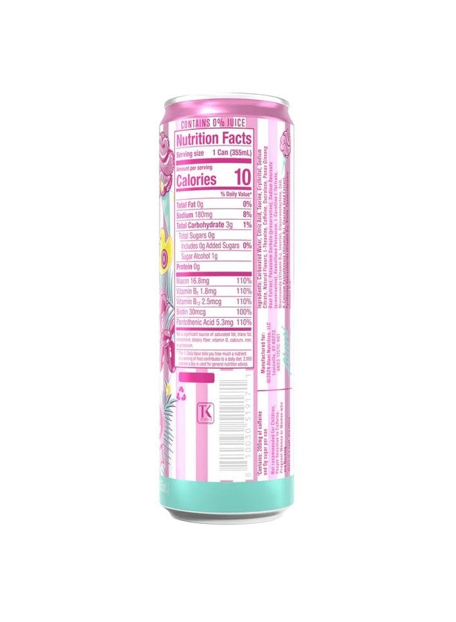 Alani Cotton Candy & Sherbet Swirl Energy Drinks Variety (18 Cans), Sugar Free, Low Calorie Energy Drinks - Pre Workout Performance, Zero Sugar, 12 Fl Oz Cans - Image 4