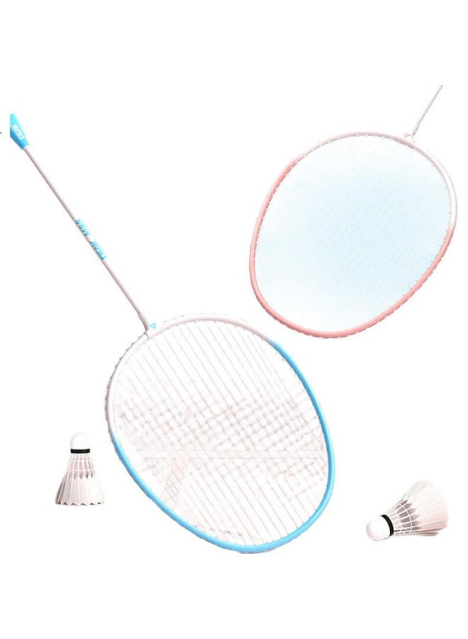PEAK Badminton Racket Set For Beginners With 6 Shuttlecocks, 2 Grips, And Yyz5803 - Image 3