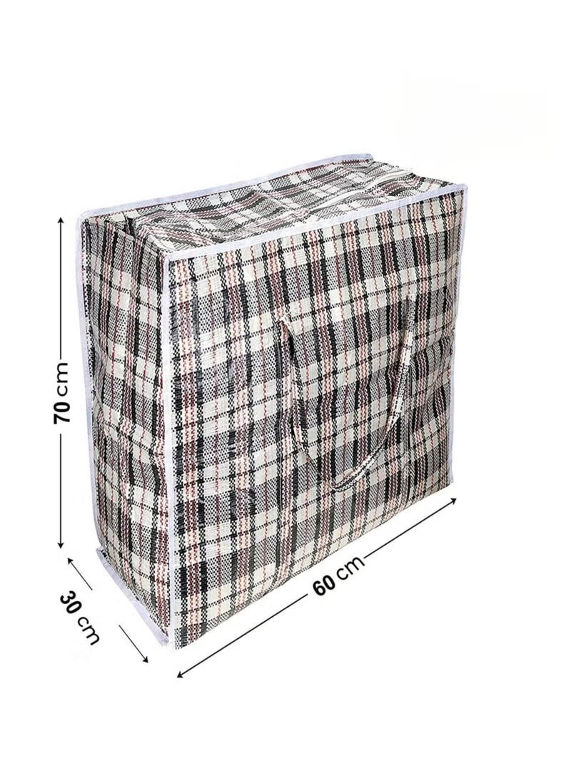 4 powerful storage laundry bags, travel, moving, packaging bags with zippers and handles,Folding Organizer Bag For Clothes Pillows Blankets Bedding Watercolors storage bags 60*30*70cm - Image 2